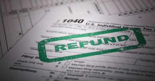 Tax refund document