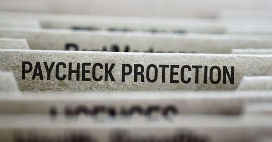 Paycheck protection file folder
